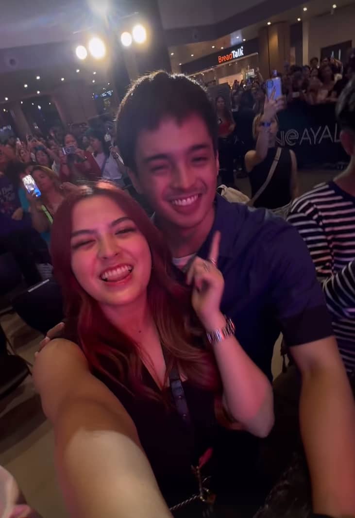 Alexa Ilacad and KD Estrada at MAX